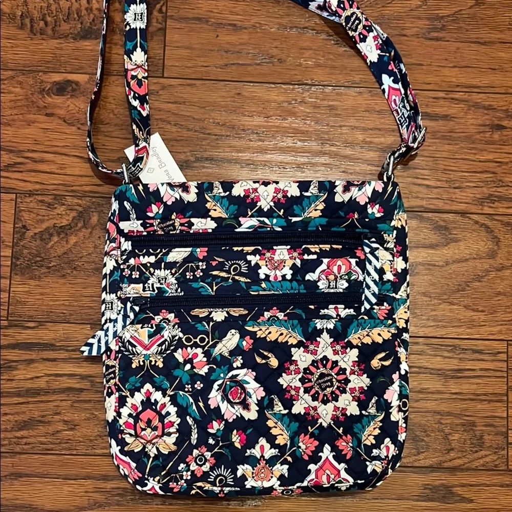 Vera Bradley Harry Potter Floral Crossbody Bag - Picture 1 of 3